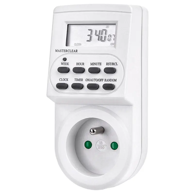 Priza cu temporizare 16A-3600w/220v Kemot URZ2001-1 * 44113                                                                                                                                             