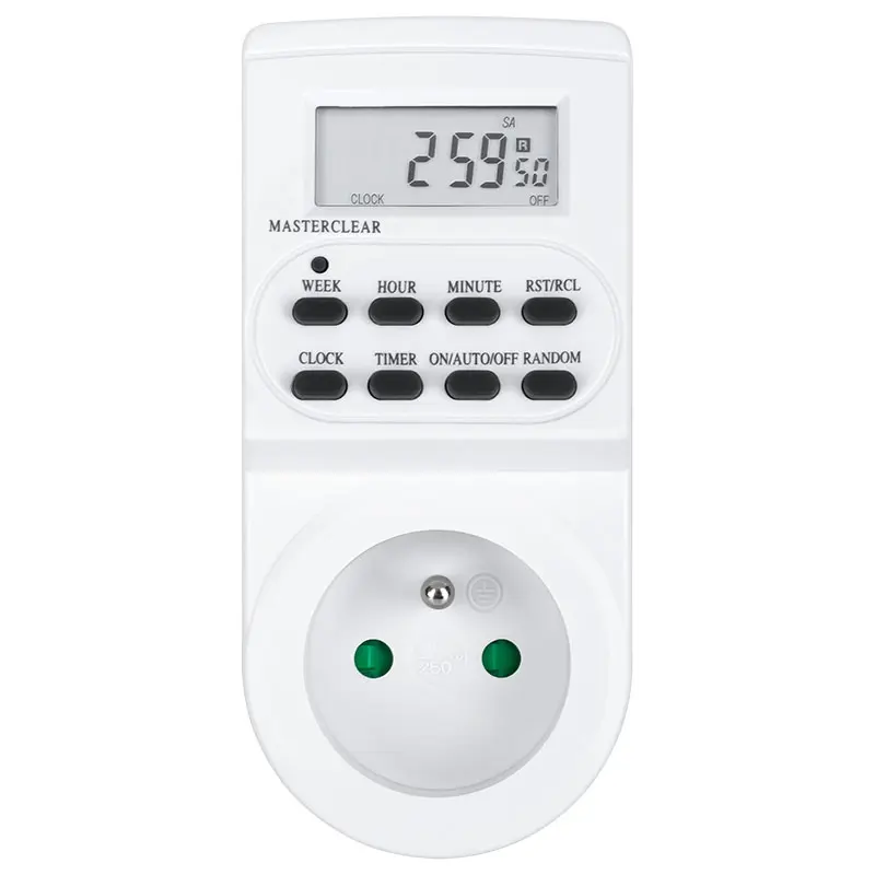 Priza cu temporizare 16A-3600w/220v Kemot URZ2001-1 * 44113                                                                                                                                             