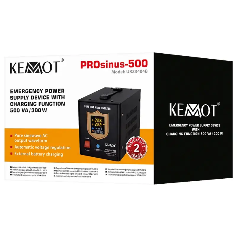 UPS centrale termice sinus pur 500VA/300W 12v URZ3404B.48825                                                                                                 
