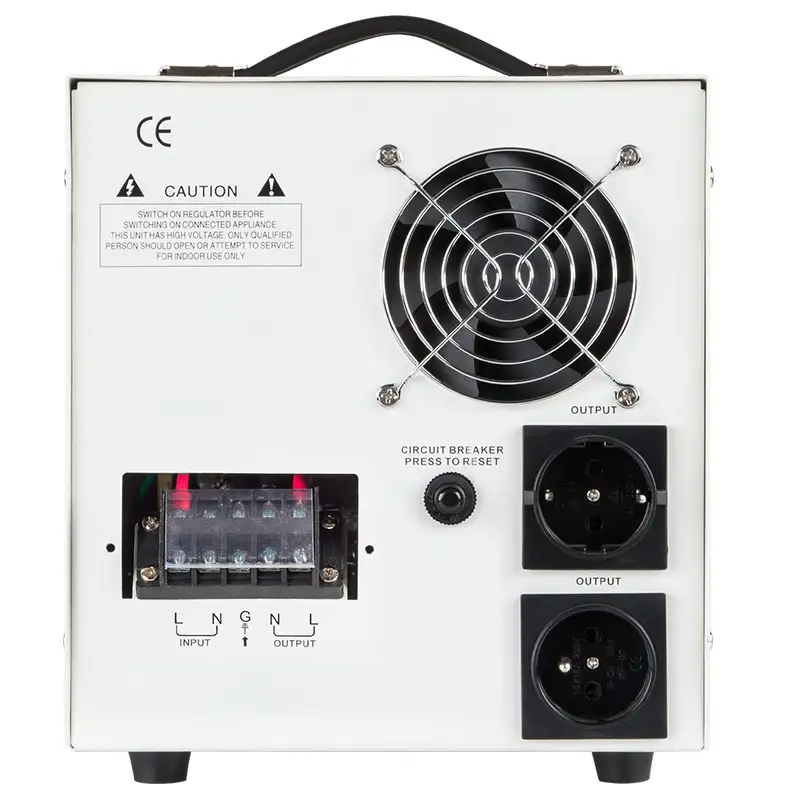 Stabilizator automat de tensiune 3000VA cu servomotor Kemot  urz3415.46187                                                                                                                              