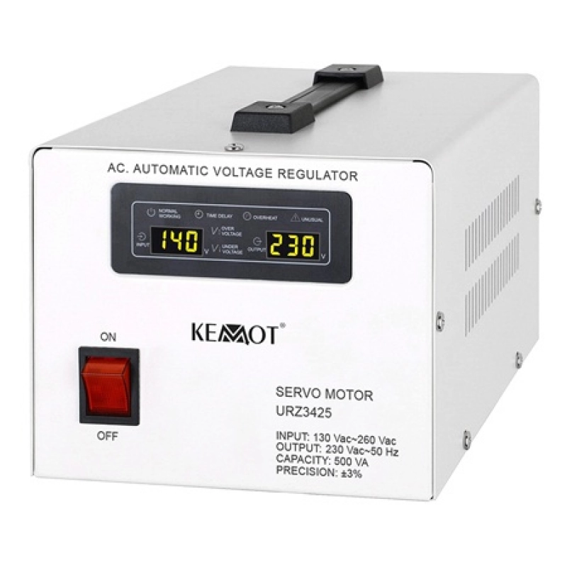 Stabilizator automat de tensiune 500VA cu servomotor Kemot URZ3425.46127                                                                                                                                