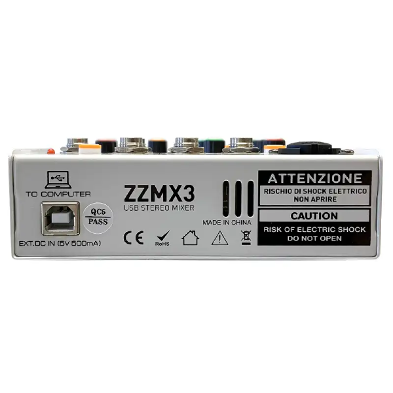 Mixer Compact analogic 3chanale ,usb/Bluetooth ZZIP ZZMX3 48138                                                                                                                                         
