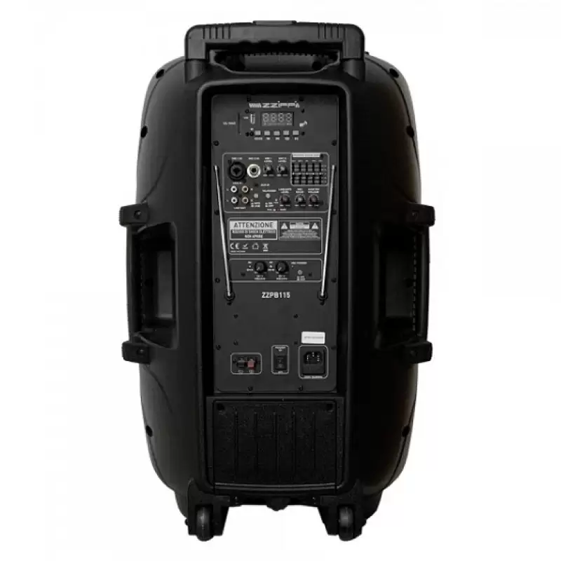 Boxa Activa 15'' portabila cu baterie Mp3 BT,2 mic 450w/max ZZPB115 48150