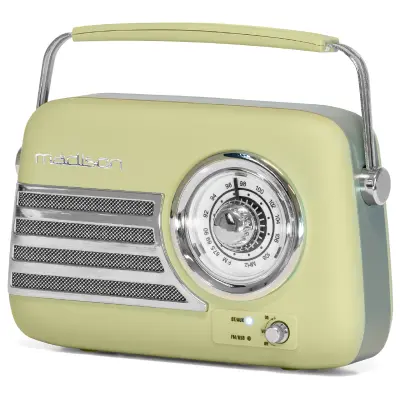 Radio FM portabil cu Bluetooth /aux Freesound40 verde  47636                                                                                                                                            